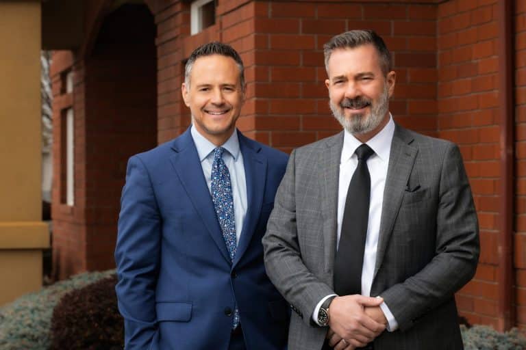 Brian Roach and Jeremy Bishop personal injury lawyers at Roach & Bishop Law